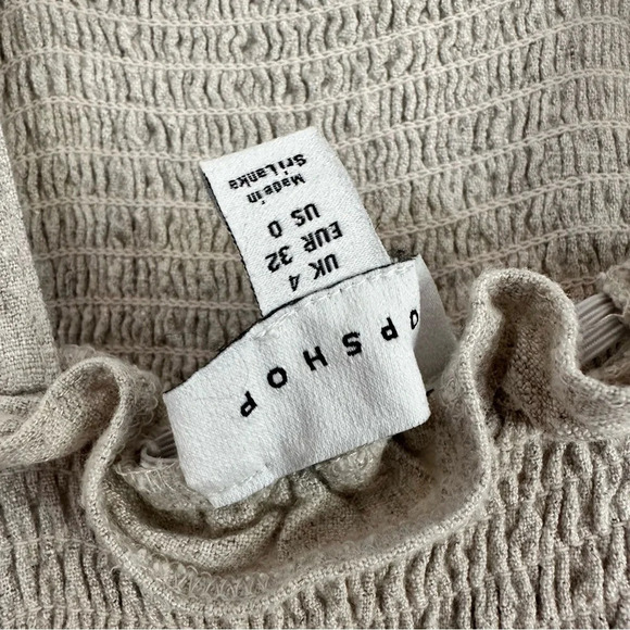 TopShop Jumpsuit wide leg open back size: 0 - Picture 4 of 4